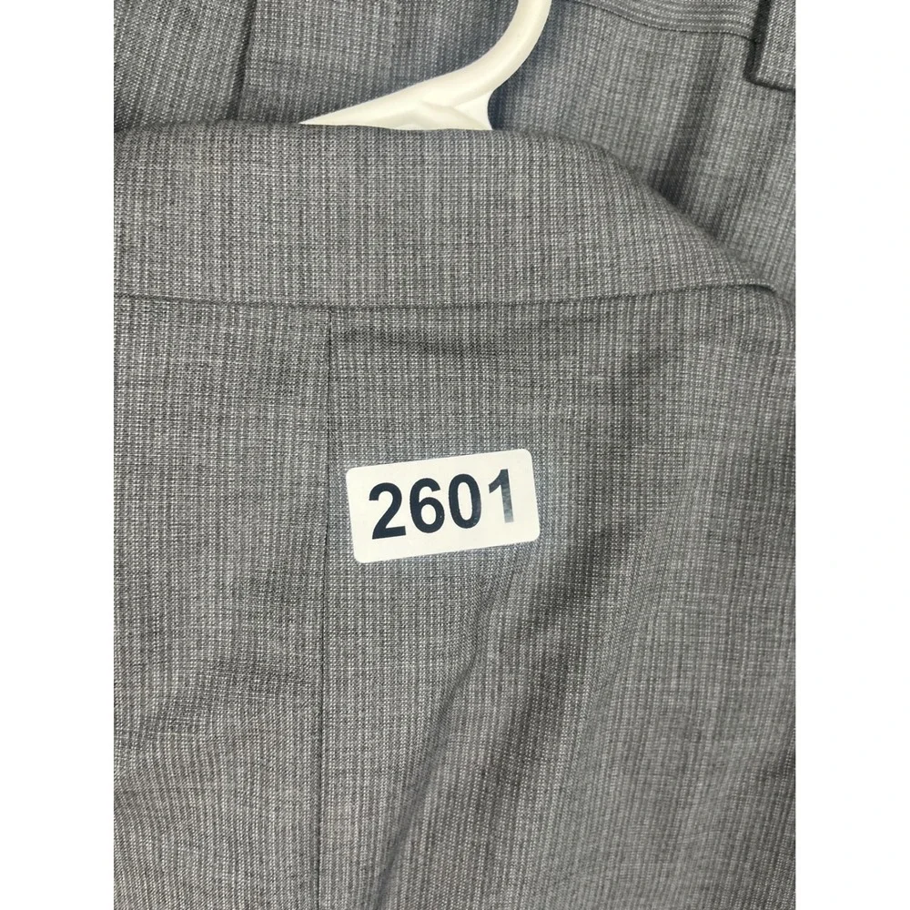 Jos. A. Bank Suit Mens Grey Textured 2 Piece Blazer Trousers Set 41x29.5